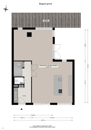 Floorplan - Warmoltseiland 15, 9766 VH Eelderwolde